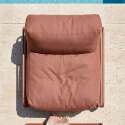 Chauffeuse pour salon de jardin modulable avec structure
