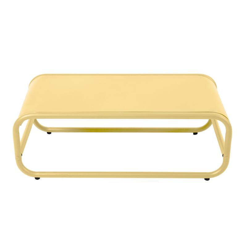 Table basse de jardin rectangulaire en métal 85x40x30 cm (4/7)