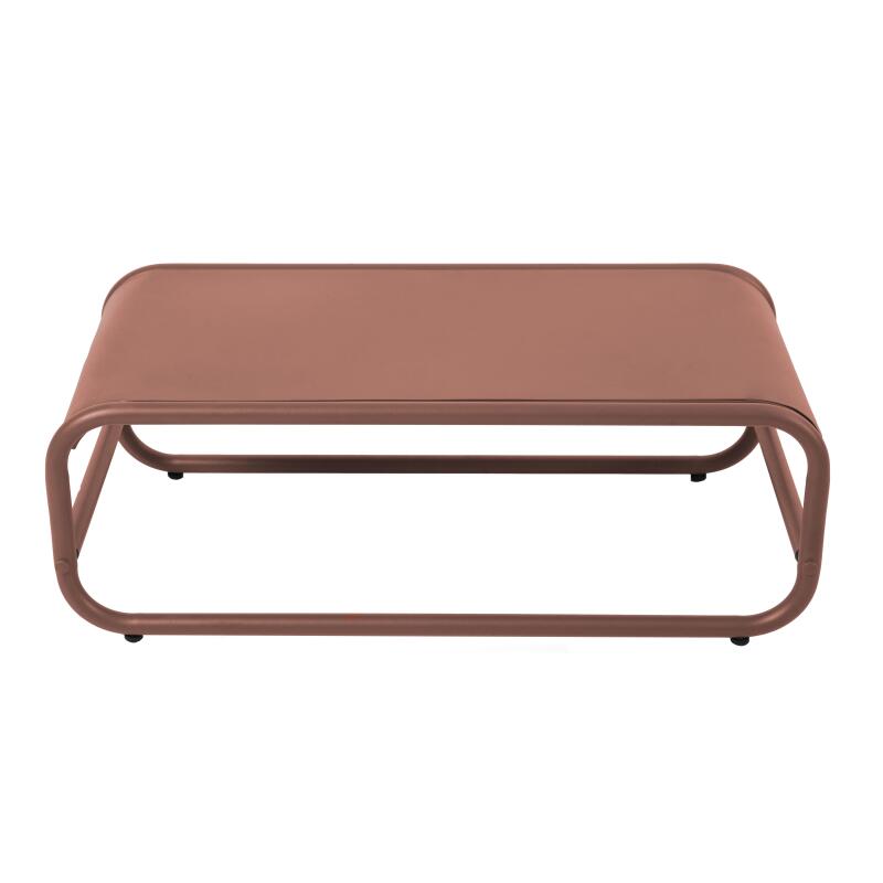 Table basse de jardin rectangulaire en métal 85x40x30 cm (4/7)