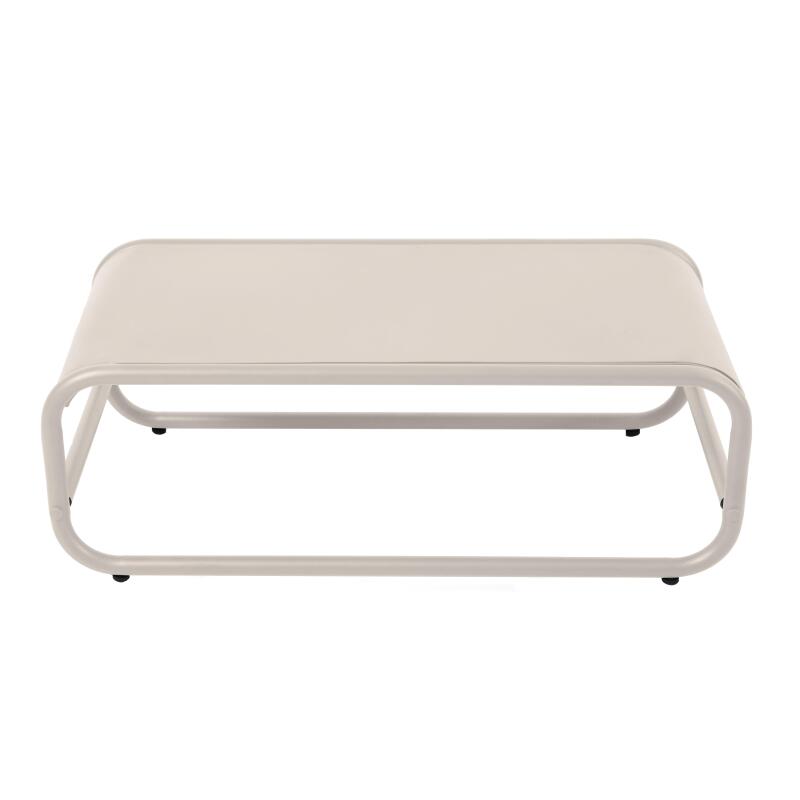 Table basse de jardin rectangulaire en métal 85x40x30 cm (4/7)
