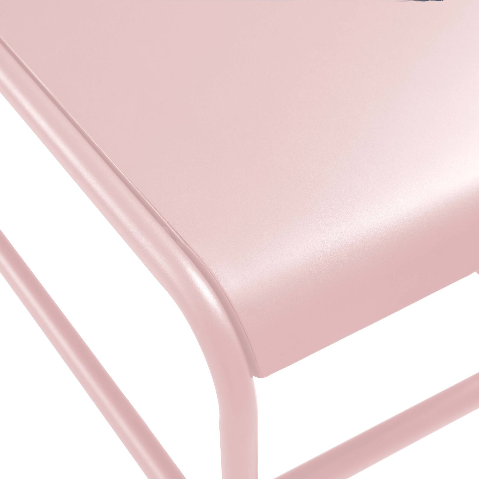 Table basse de jardin rectangulaire en métal 85x40x30 cm