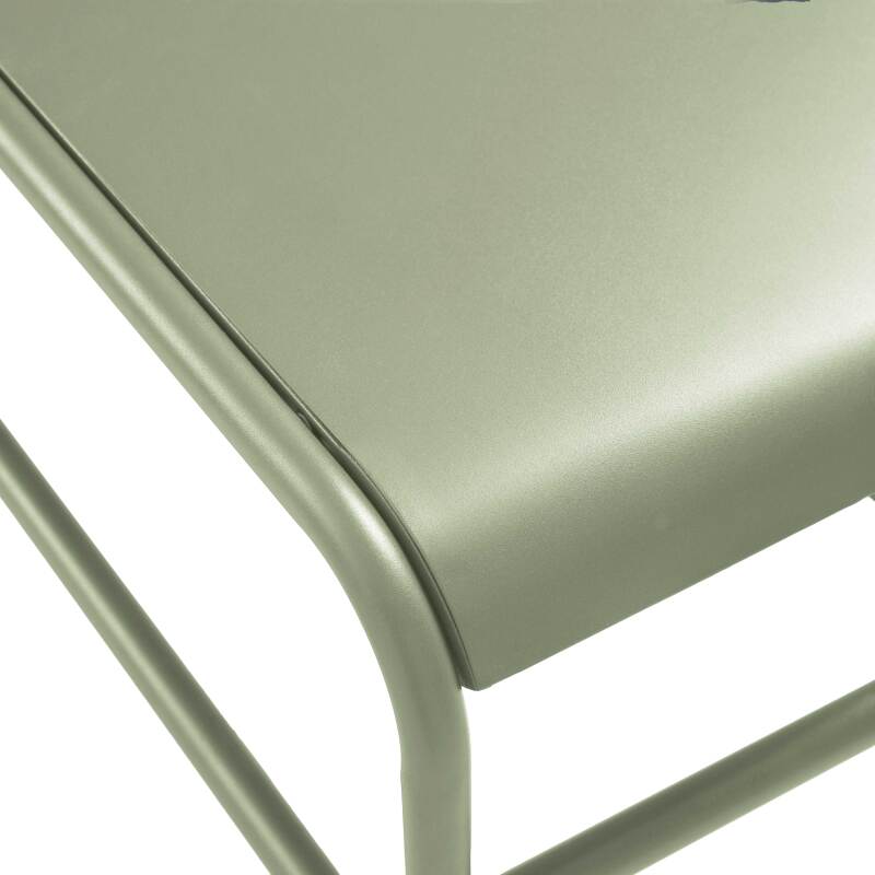 Table basse de jardin rectangulaire en métal 85x40x30 cm (6/7)