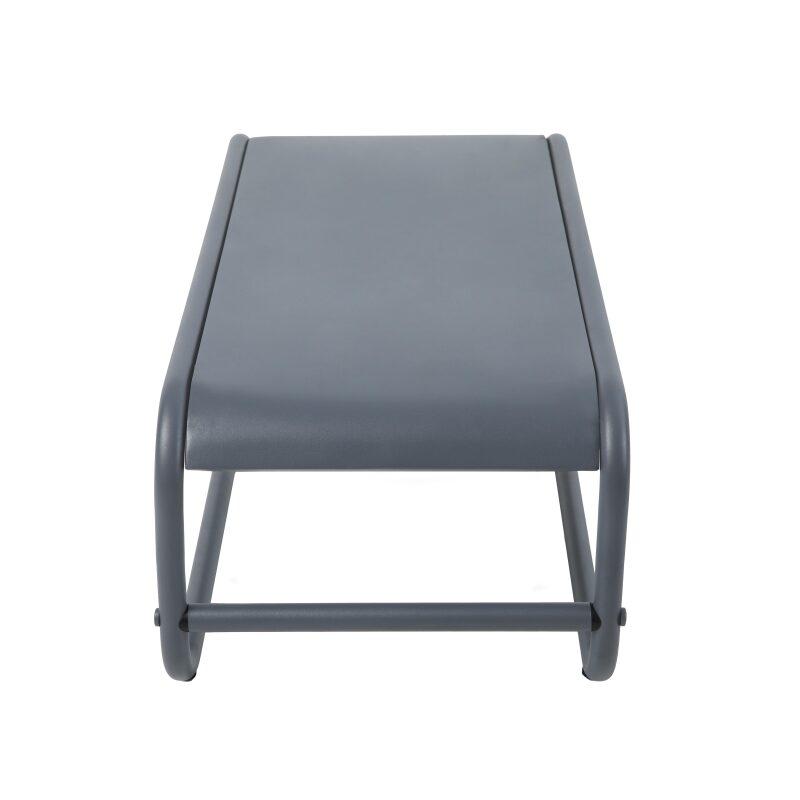 Table basse de jardin rectangulaire en métal 85x40x30 cm (5/7)