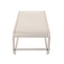 Table basse de jardin rectangulaire en métal 85x40x30 cm
