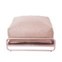 Pouf pour salon de jardin modulable avec structure