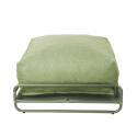 Pouf pour salon de jardin modulable avec structure