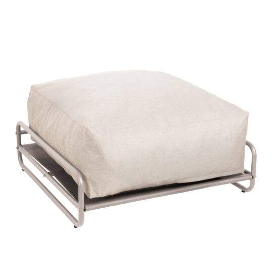 Pouf pour salon de jardin modulable avec structure | Oviala
