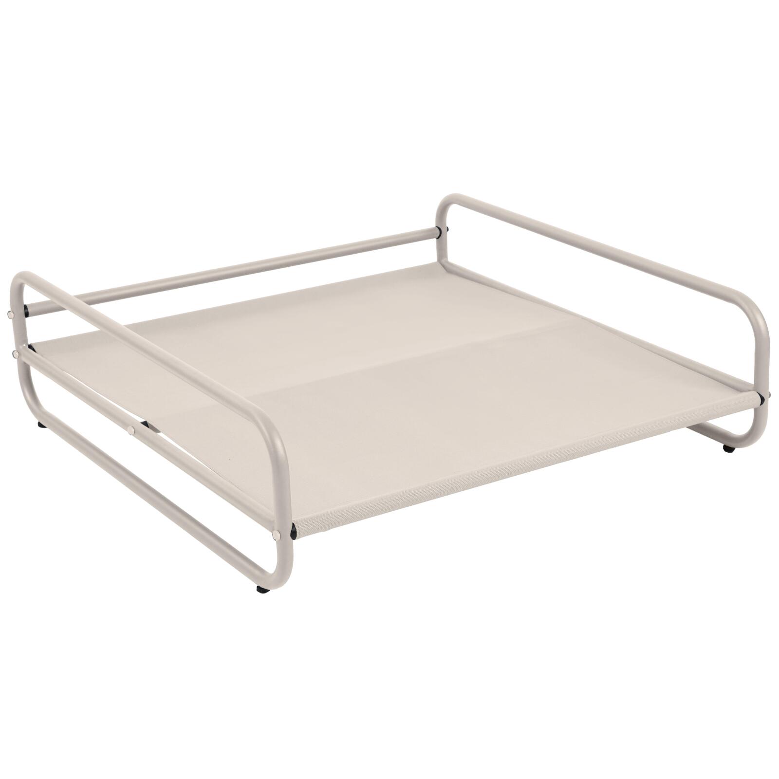 Pouf pour salon de jardin modulable avec structure