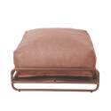 Pouf pour salon de jardin modulable avec structure