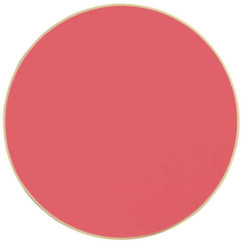Plateau de table rond en contreplaqué avec revêtement stratifié et bord en aluminium ⌀60 cm