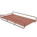 Méridienne pour salon de jardin modulable avec structure