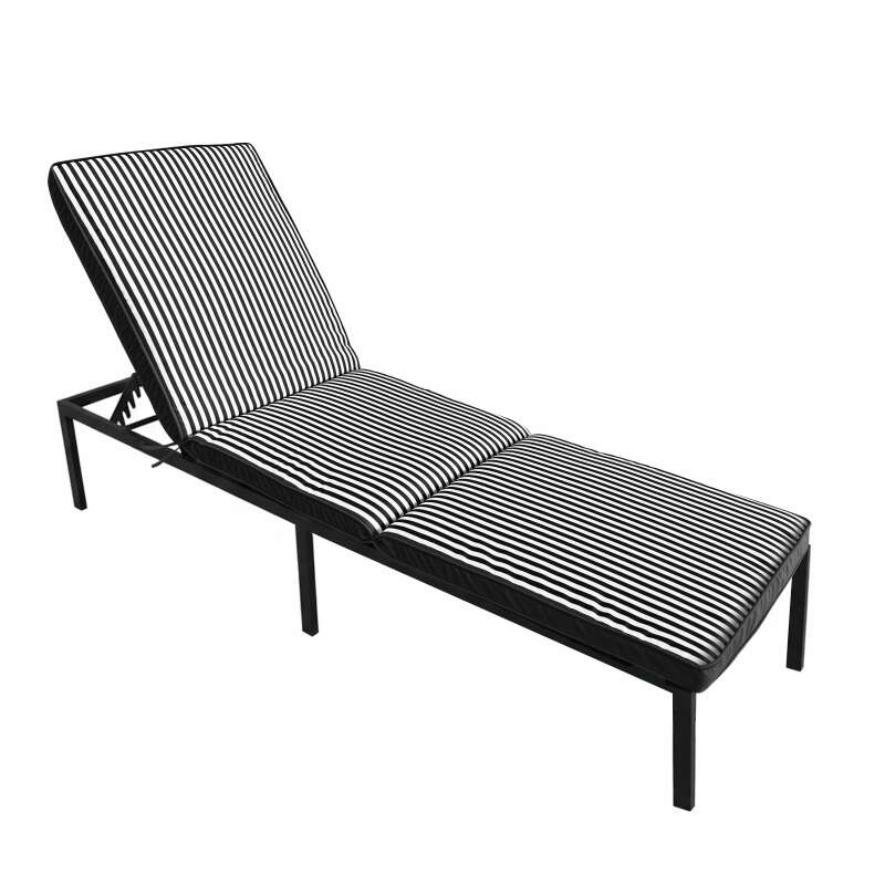 Coussin extérieur pour bain de soleil 186 x 53 cm - Lot de 2 (2/5)