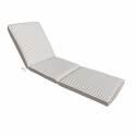 Coussin extérieur pour bain de soleil 186 x 53 cm - Lot de 2