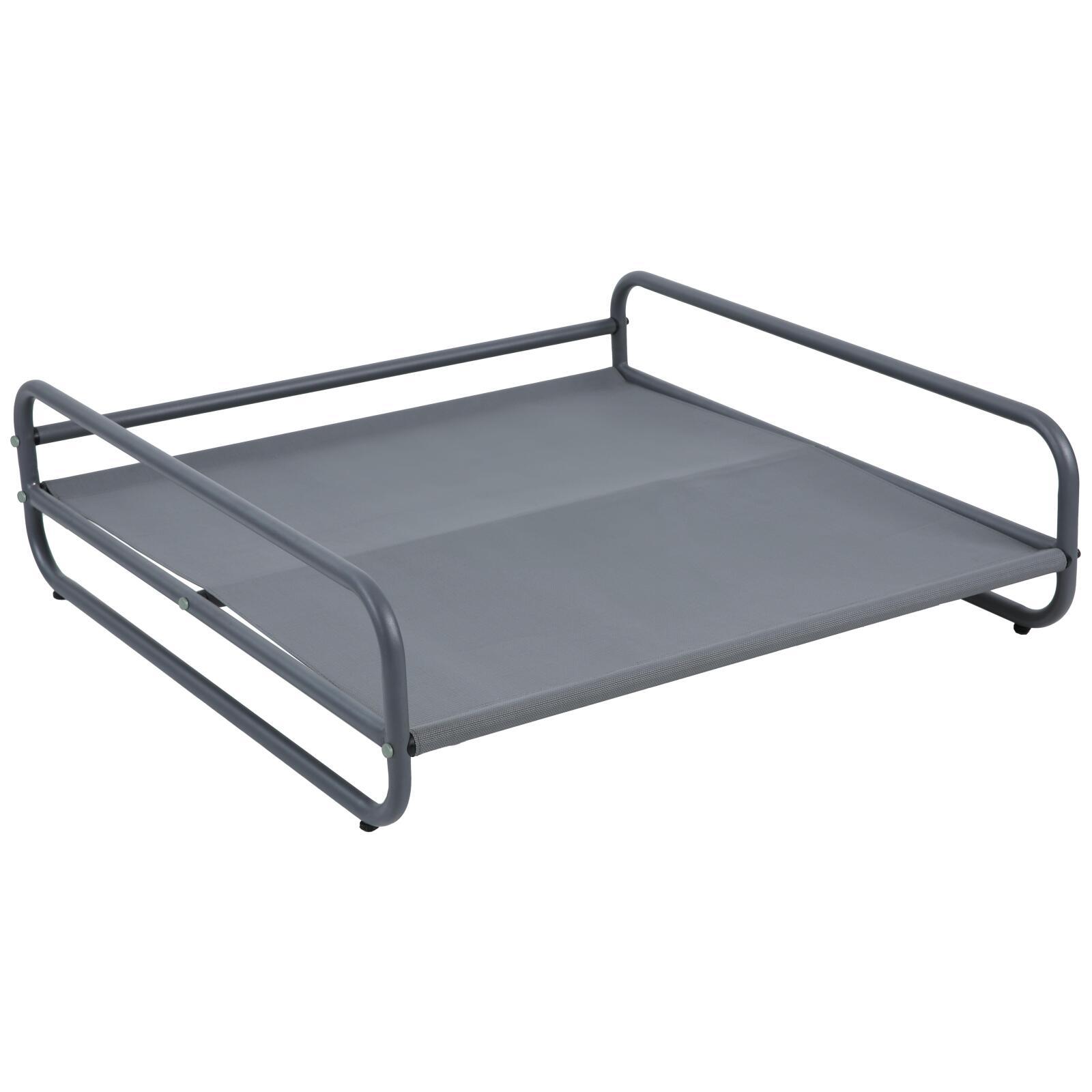 Pouf rayé pour salon de jardin modulable avec structure