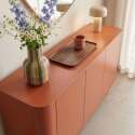Buffet orange 3 portes 120 cm