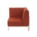 Fauteuil d'angle pour salon de jardin modulable
