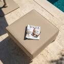 Pouf pour salon de jardin modulable