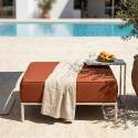 Pouf pour salon de jardin modulable