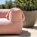 Fauteuil d'angle pour salon de jardin modulable