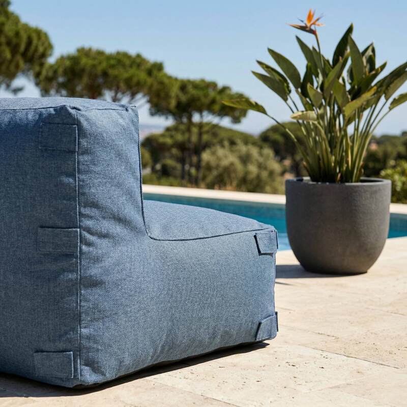Fauteuil d'angle pour salon de jardin modulable (3/7)