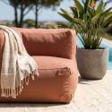 Fauteuil d'angle pour salon de jardin modulable