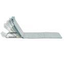 Lot de 2 matelas de plage pliants rayés inclinables 5 positions