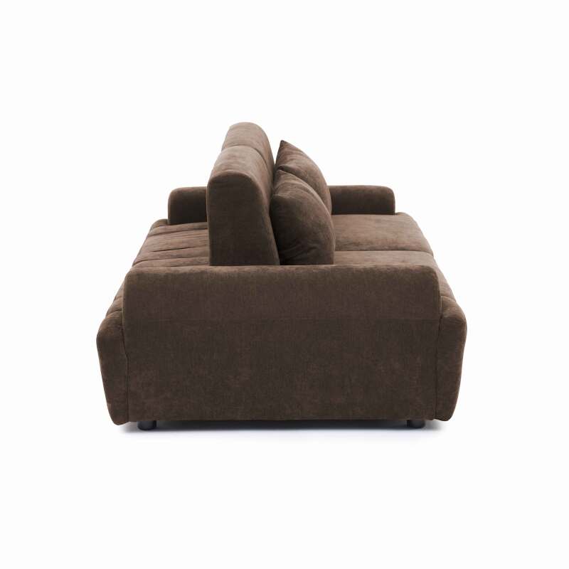 Canapé modulable 2 places en tissu avec coussins (2/9)