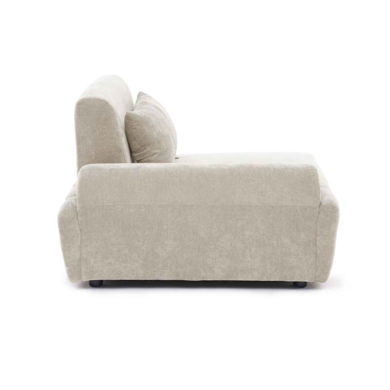 Fauteuil droit pour canapé modulable en tissu avec coussin (5/8)