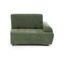 Fauteuil droit pour canapé modulable en tissu avec coussin