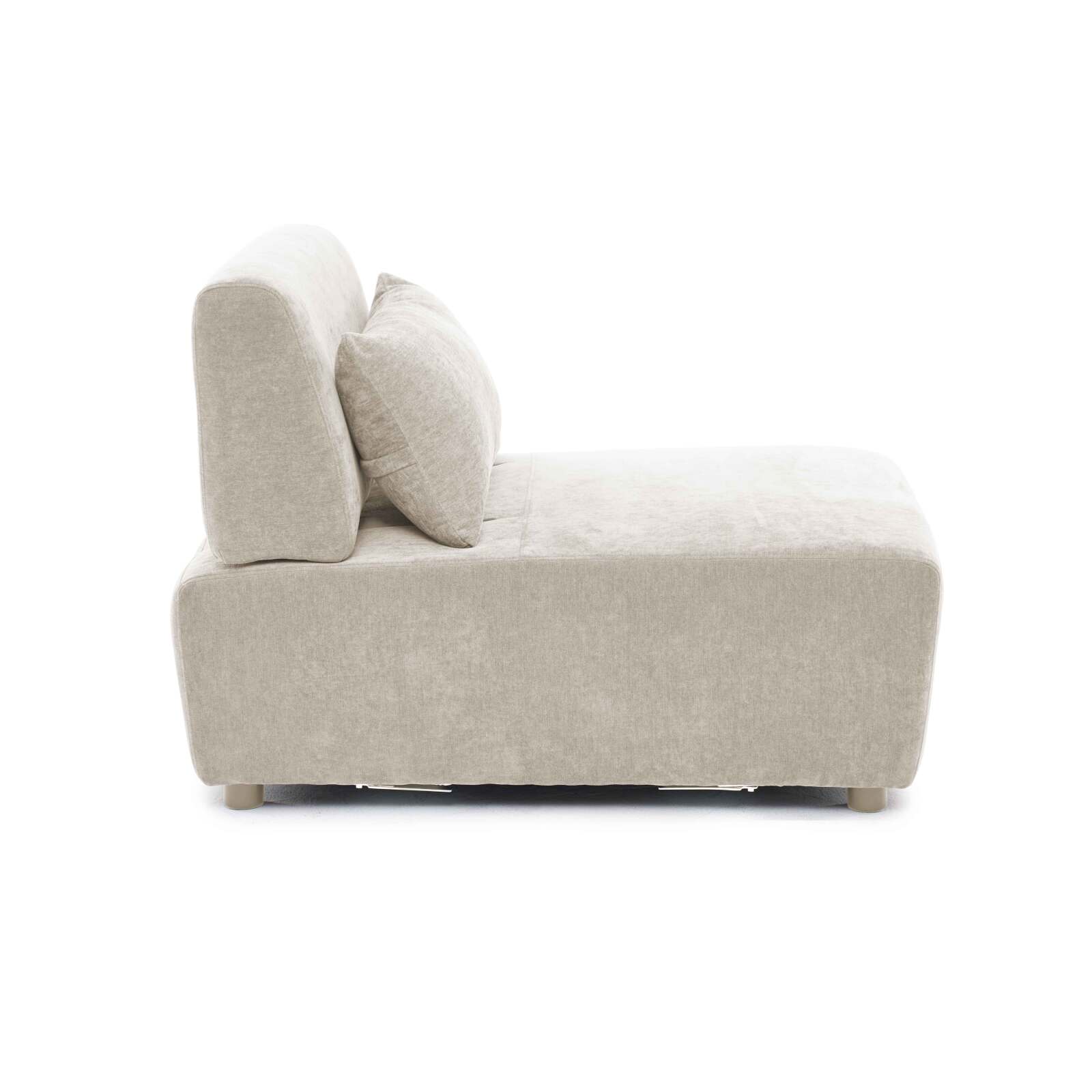 Fauteuil en tissu pour canapé modulable avec coussin