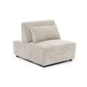 Fauteuil en tissu pour canapé modulable avec coussin