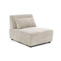Fauteuil en tissu pour canapé modulable avec coussin