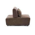Fauteuil en tissu pour canapé modulable avec coussin