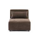 Fauteuil en tissu pour canapé modulable avec coussin