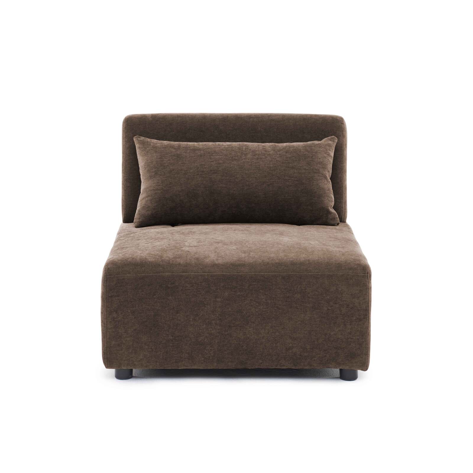 Fauteuil en tissu pour canapé modulable avec coussin