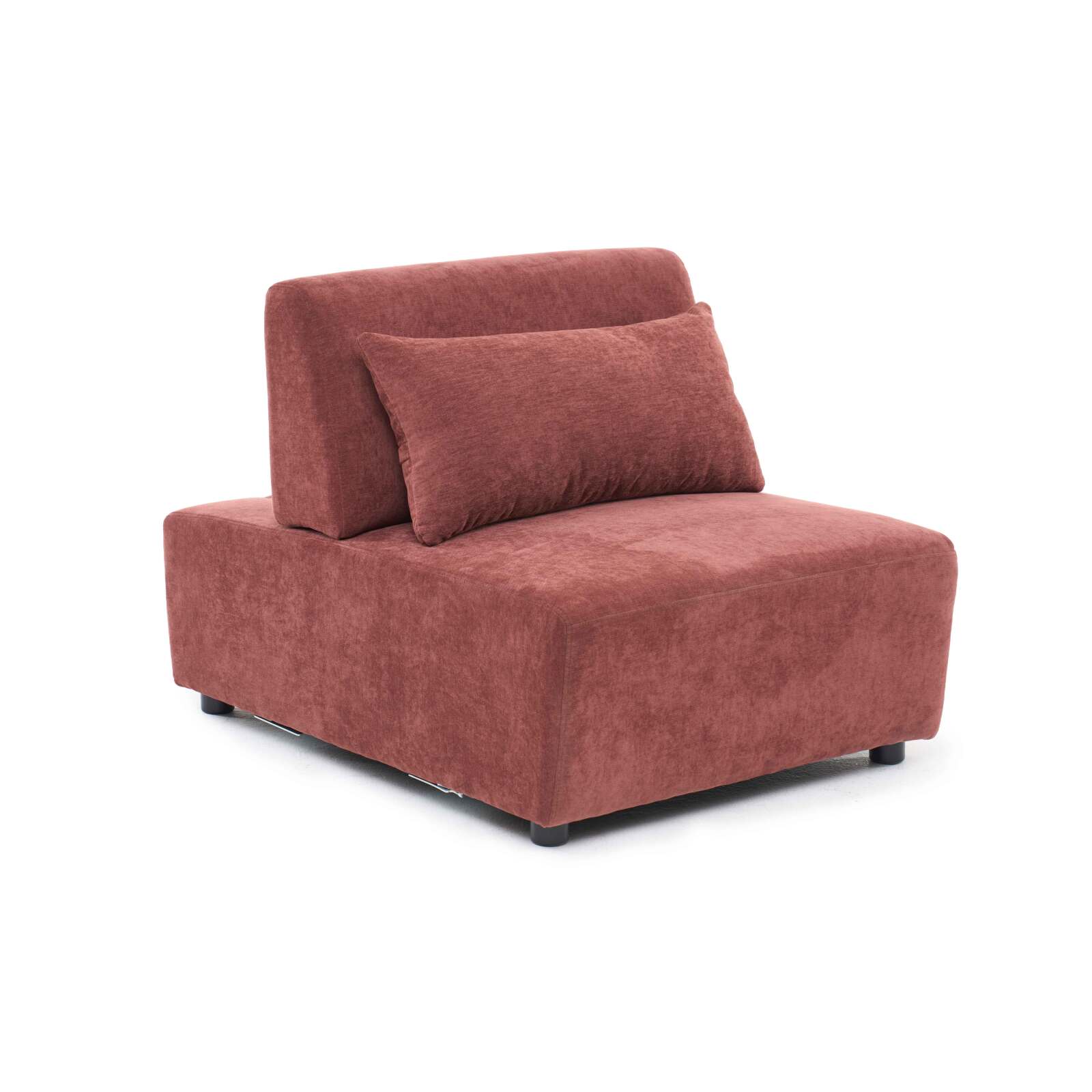 Fauteuil en tissu pour canapé modulable avec coussin