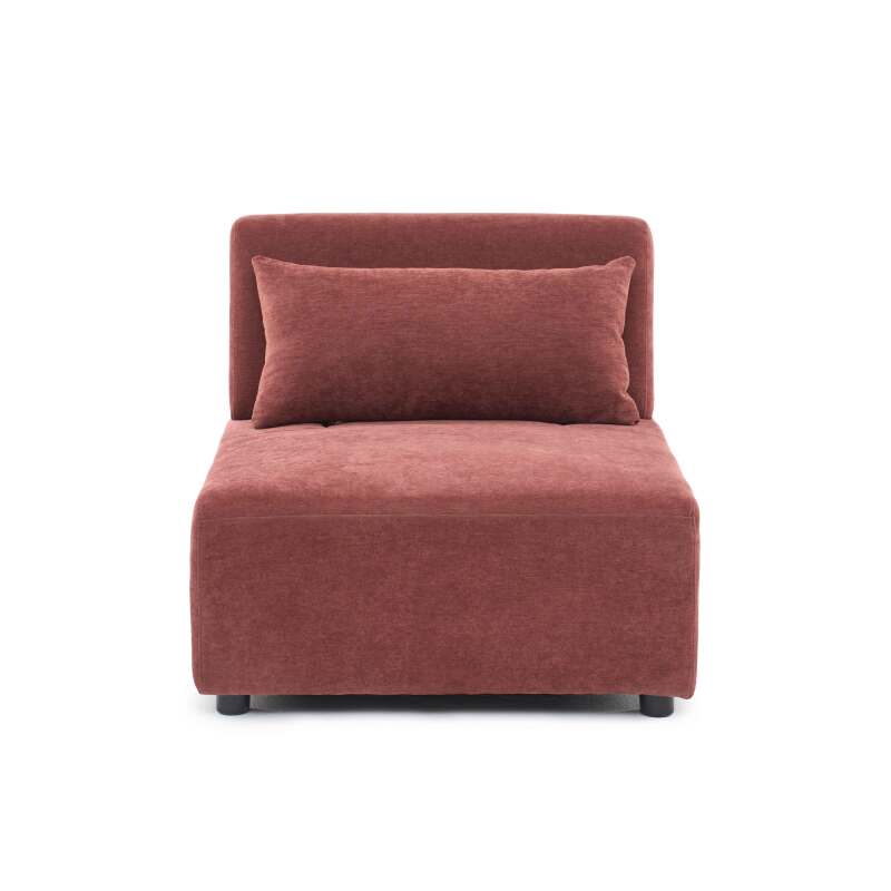 Fauteuil en tissu pour canapé modulable avec coussin (7/9)