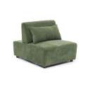 Fauteuil en tissu pour canapé modulable avec coussin