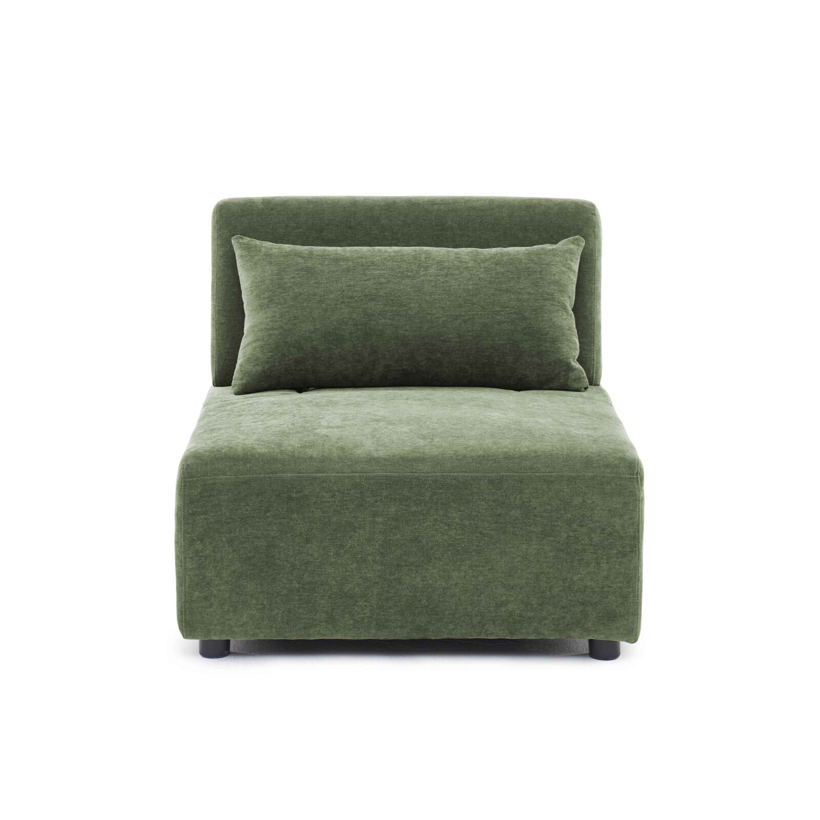 Fauteuil en tissu pour canapé modulable avec coussin