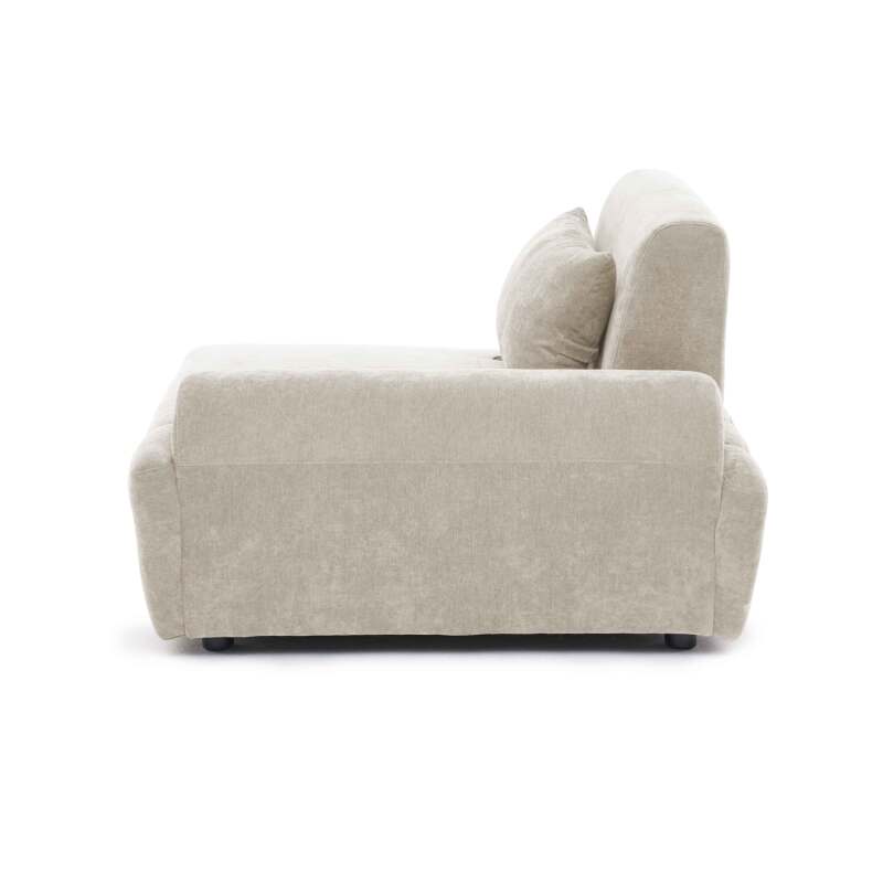 Fauteuil gauche pour canapé modulable en tissu avec coussin (5/8)