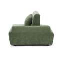 Fauteuil gauche pour canapé modulable en tissu avec coussin