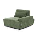 Fauteuil gauche pour canapé modulable en tissu avec coussin