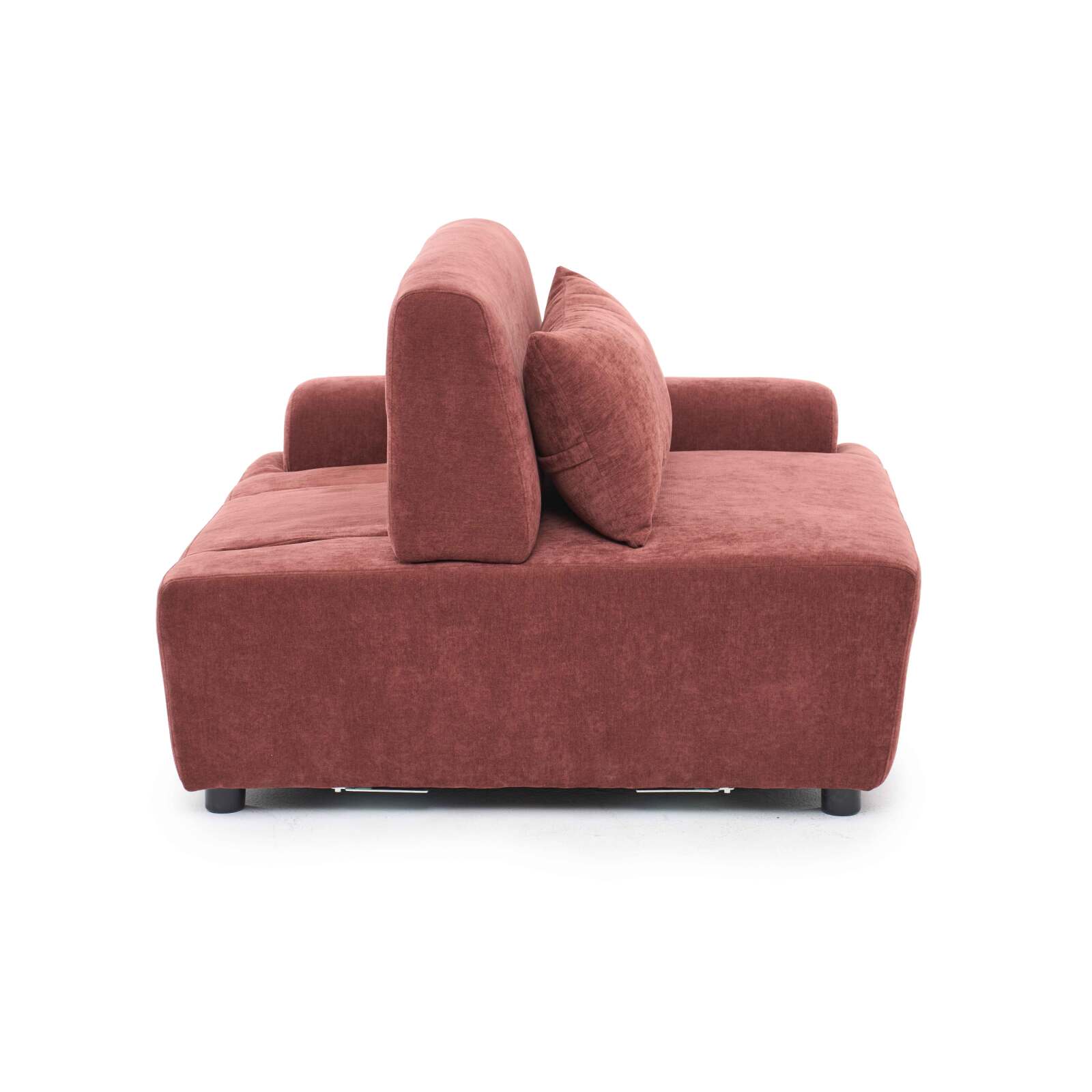 Fauteuil gauche pour canapé modulable en tissu avec coussin