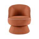 Fauteuil pivotant en tissu