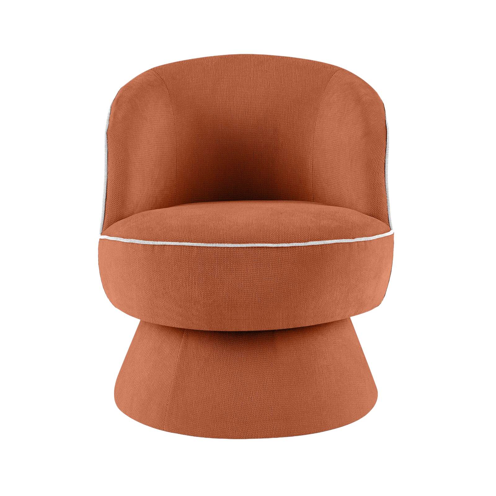 Fauteuil pivotant en tissu