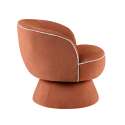 Fauteuil pivotant en tissu