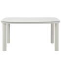 Table de jardin structure en aluminium 6 personnes 150x90 cm