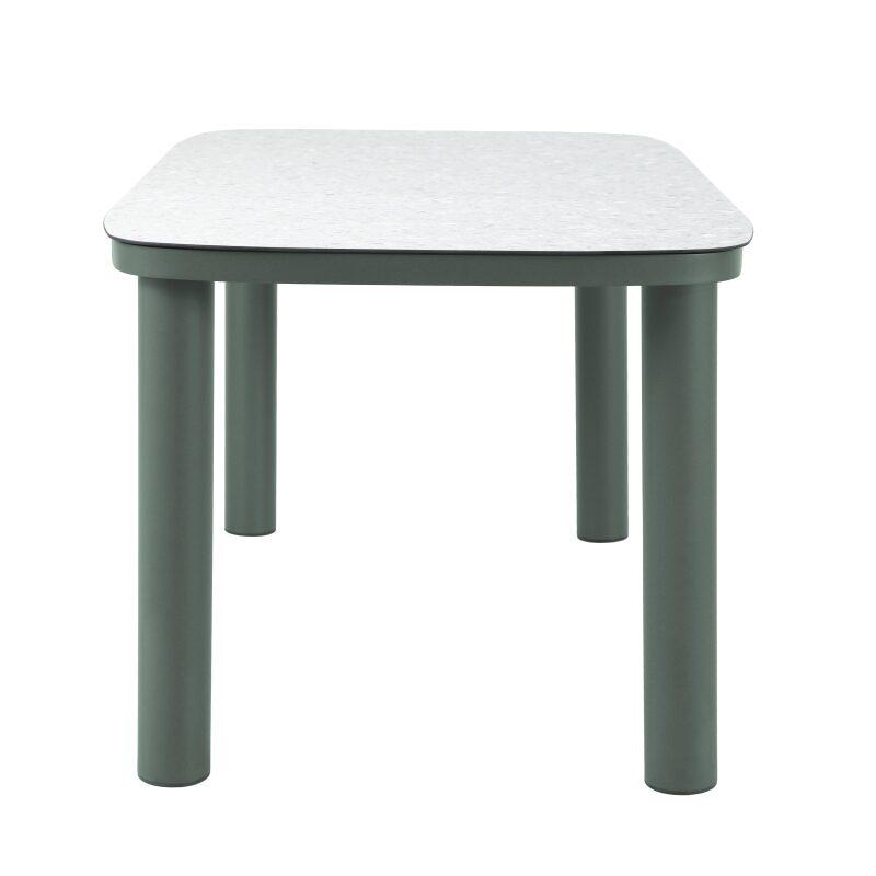 Table de jardin structure en aluminium 6 personnes 150x90 cm (4/7)