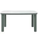 Table de jardin structure en aluminium 6 personnes 150x90 cm