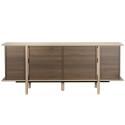 Buffet effet bois 4 portes 180 cm